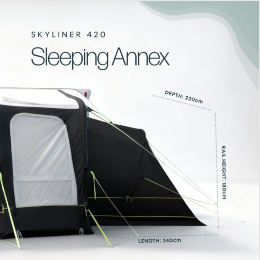Leisurewize Skyliner 420 Air Sleeping Annex for Caravan Skyliner 420 Awning