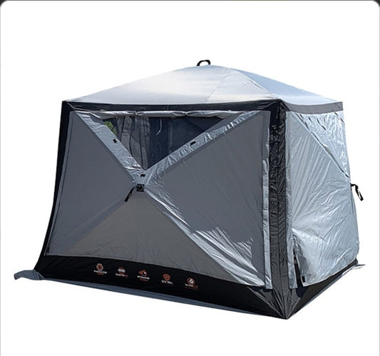 Quest Screen House 4 pro Grey Pop up Gazebo/Awning