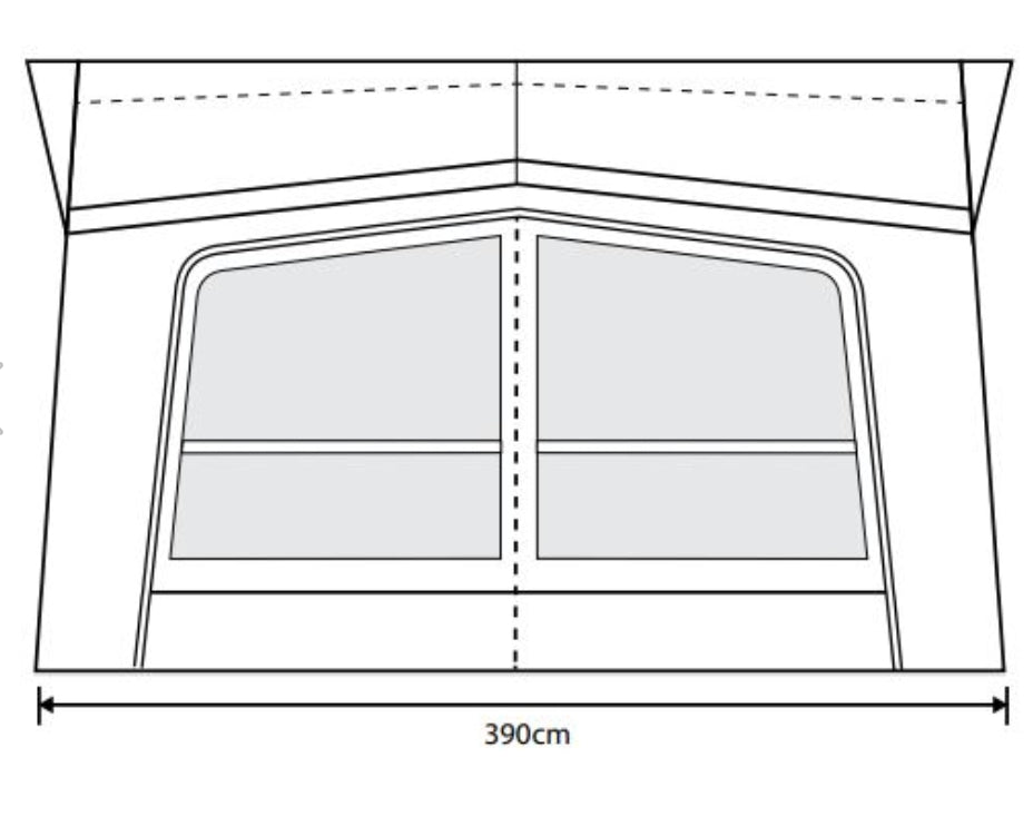 Outdoor Revolution Eclipse ProX 390 Caravan Air Awning