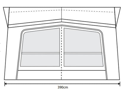 Outdoor Revolution Eclipse ProX 390 Caravan Air Awning