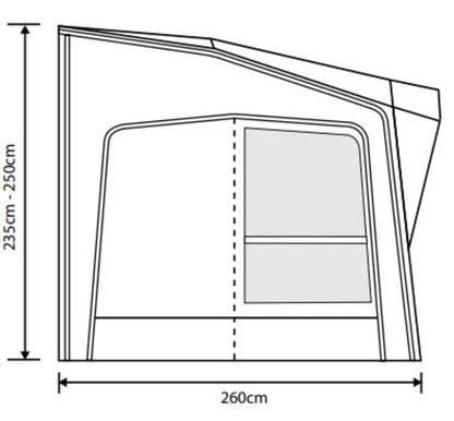 Outdoor Revolution Eclipse ProX 390 Caravan Air Awning