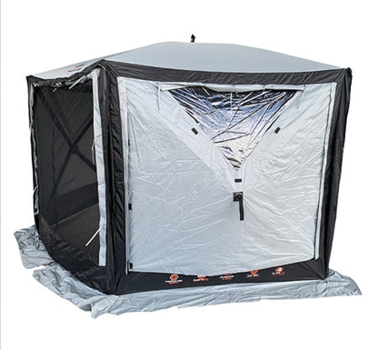 Quest Screen House 4 pro Grey Pop up Gazebo/Awning