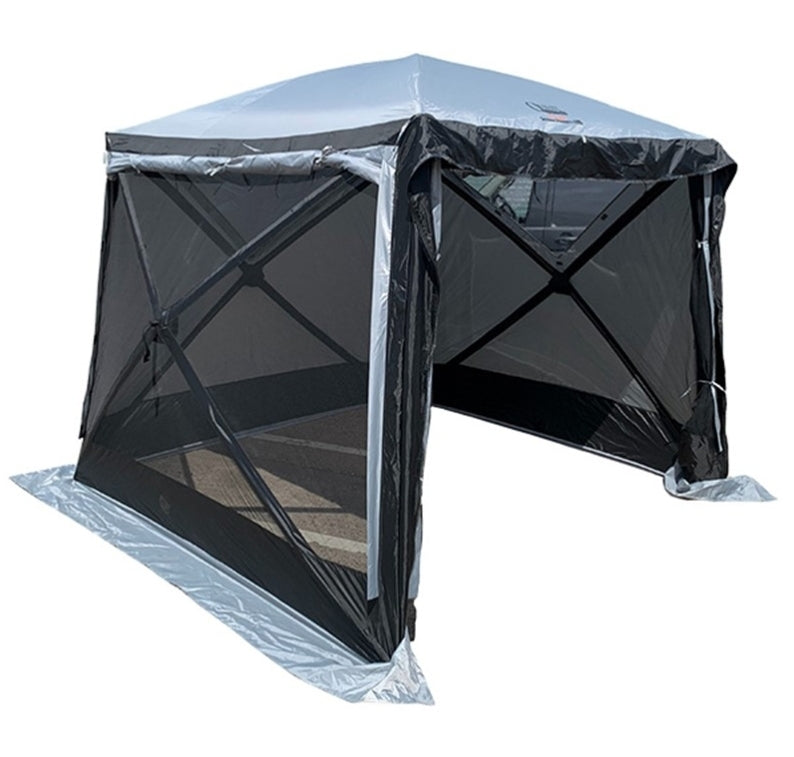 Quest Screen House 4 pro Grey Pop up Gazebo/Awning